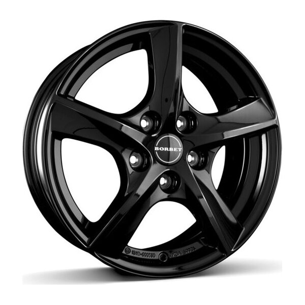 Borbet TL black glossy 6.5x16 5x112 ET46
