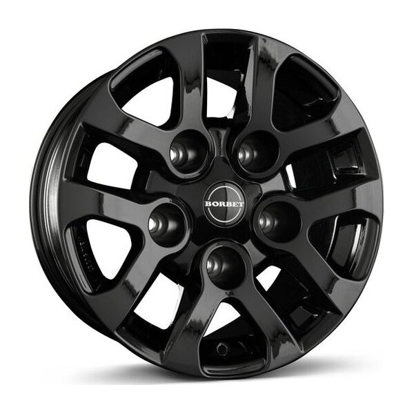 Borbet LD black glossy 8x16 5x165 ET5