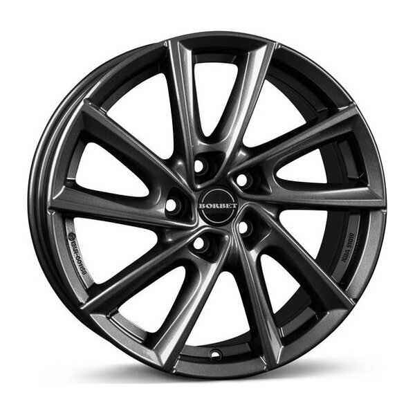 Borbet VT mistral anthracite glossy 7.5x17 5x112 ET52