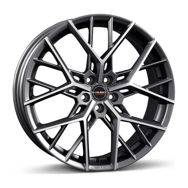 Borbet BY titan polished matt 8x20 5x108 ET45