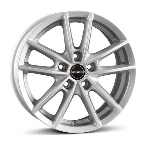 Borbet W crystal silver 7x17 5x108 ET40