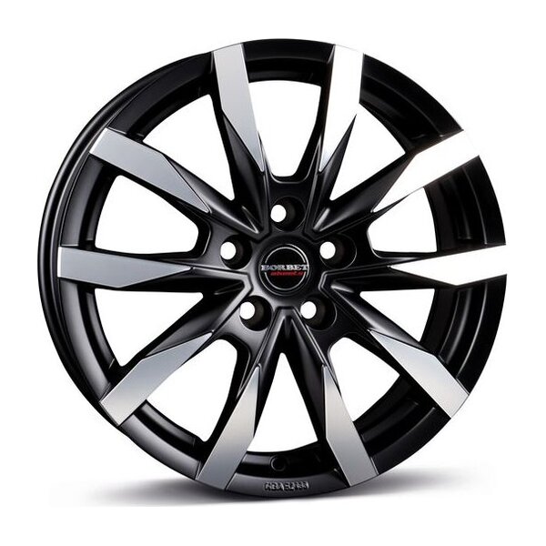 Borbet CW5 black polished matt 7.5x18 5x127 ET35