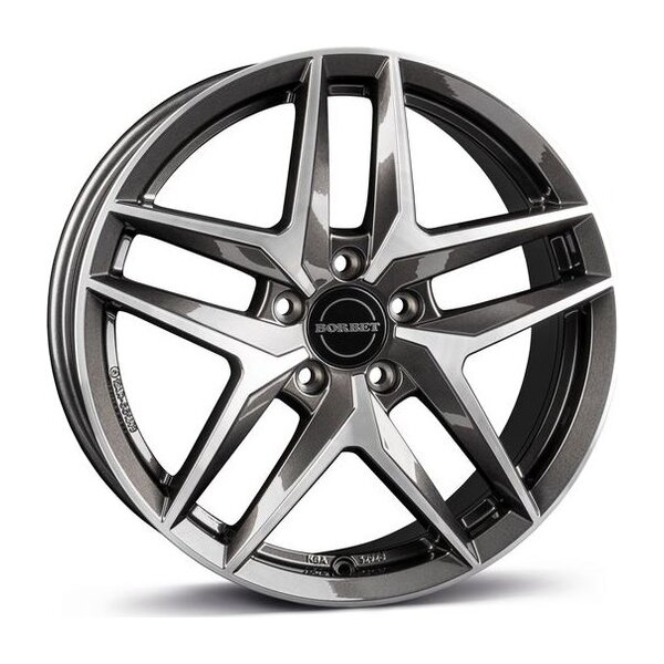 Borbet Z mistral anthracite glossy polished 8x18 5x112 ET29