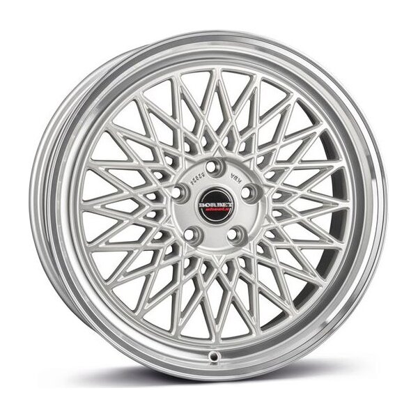 Borbet B silver rim polished 7x17 4x100 ET25