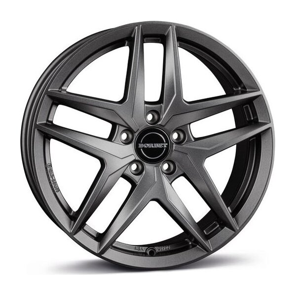 Borbet Z dark grey matt 7x17 5x112 ET48.5