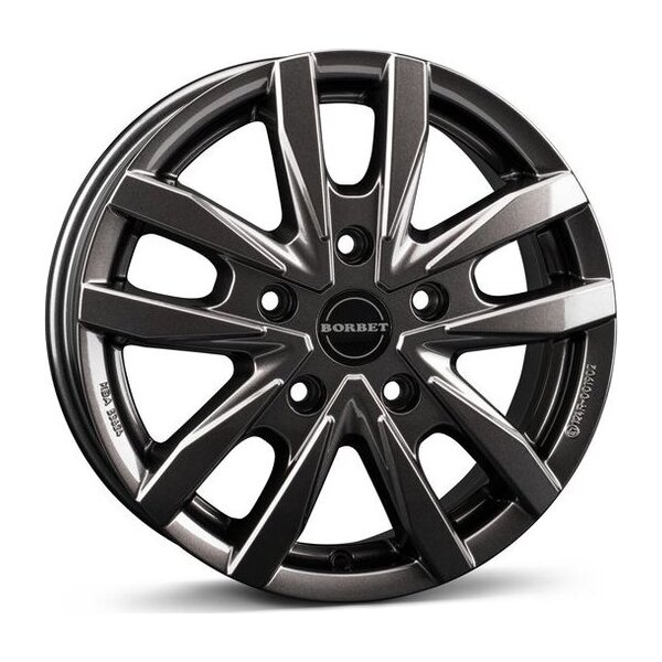 Borbet CW5 mistral anthracite glossy 6.5x16 5x120 ET60