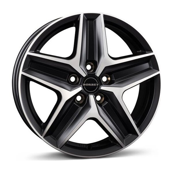 Borbet CWZ black polished matt 7.5x18 5x120 ET43