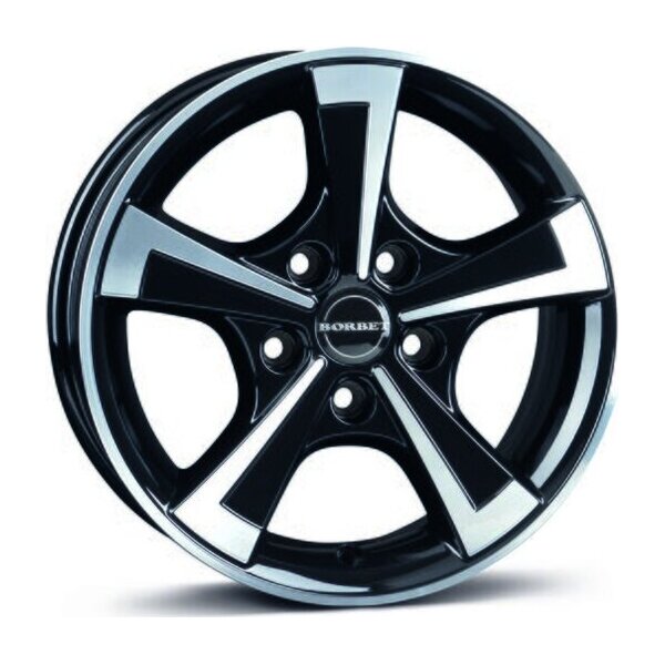 Borbet CWT black polished glossy 6x15 5x112 ET30