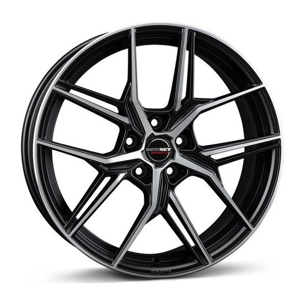 Borbet QX black polished matt 8x19 5x112 ET40