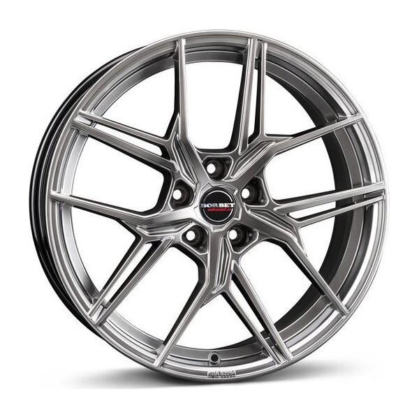 Borbet QX hyper black silver 8x19 5x114 ET40