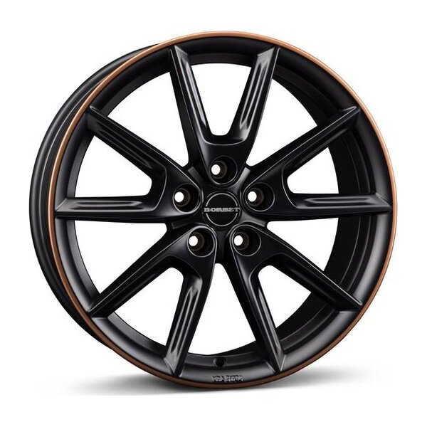 Borbet LX19 black matt rim copper 8x19 5x112 ET44