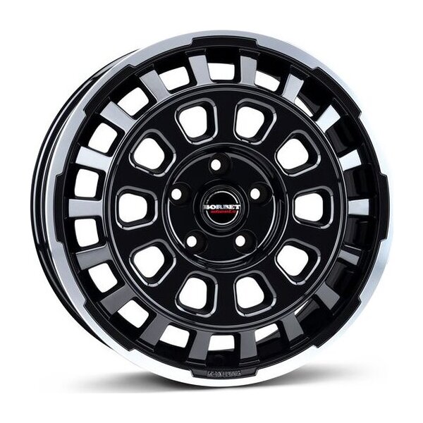 Borbet CW7 black rim polished glossy 7.5x18 5x118 ET53