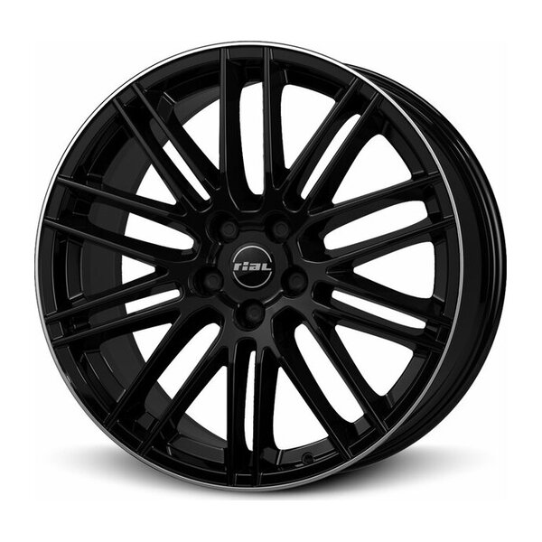 RIAL Kibo diamond-black lip polished 7.5x17 5x112 ET40
