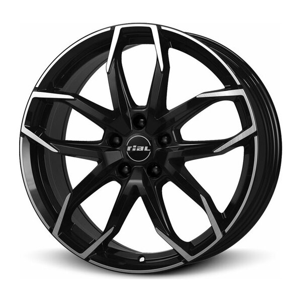 RIAL Lucca diamond-black frontpolished 6.5x16 4x108 ET20