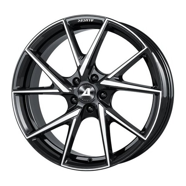 ALUTEC ADX1 diamant-schwarz frontpoliert 7.0x17 4x108 ET18