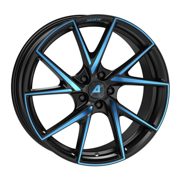 ALUTEC ADX.01 racing-black frontpoliert blue 8.5x20 5x112 ET45