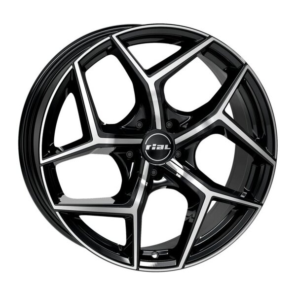 RIAL Salento diamant-schwarz frontpoliert 8x18 5x112 ET40