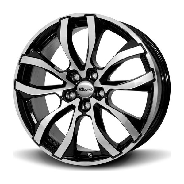 Brock RC23 Schwarz Glanz Voll-Poliert (SGVP) 7.5x17 5x112 ET37