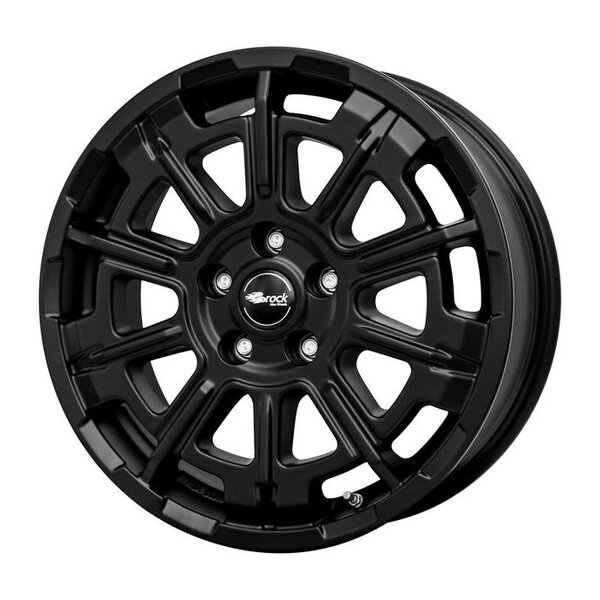 Brock B45 Satin Black Matt (SBM) 7.5x18 5x108 ET45