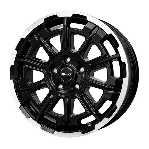 Brock B45 Schwarz Glanz Voll-Poliert (SGVP) 7.5x18 5x108 ET45