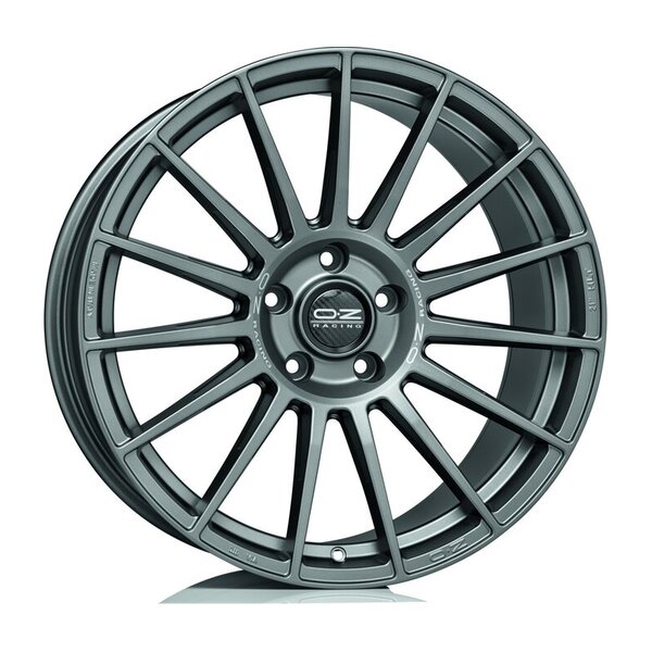 OZ SUPERTURISMO DAKAR MATT GRAPHITE SILVER LETTERING 10x20 5x130 ET48.00