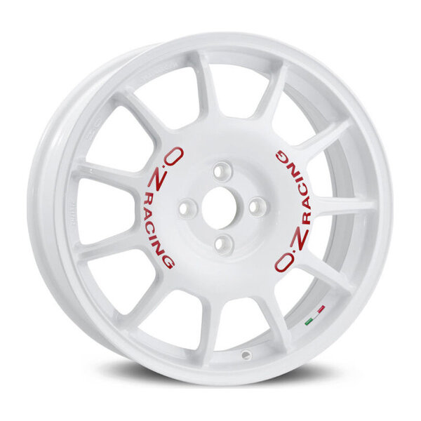 OZ LEGGENDA RACE WHITE RED LETTERING 7x17 4x100 ET37.00