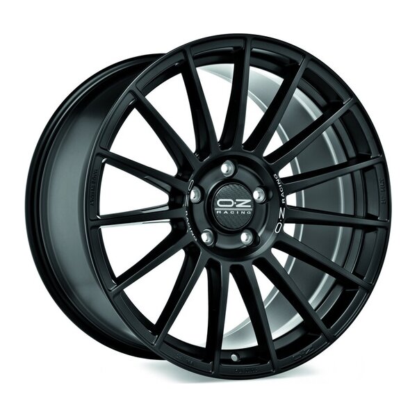 OZ SUPERTURISMO LM MATT BLACK SILVER LETTERING 8.5x19 5x108 ET45.00