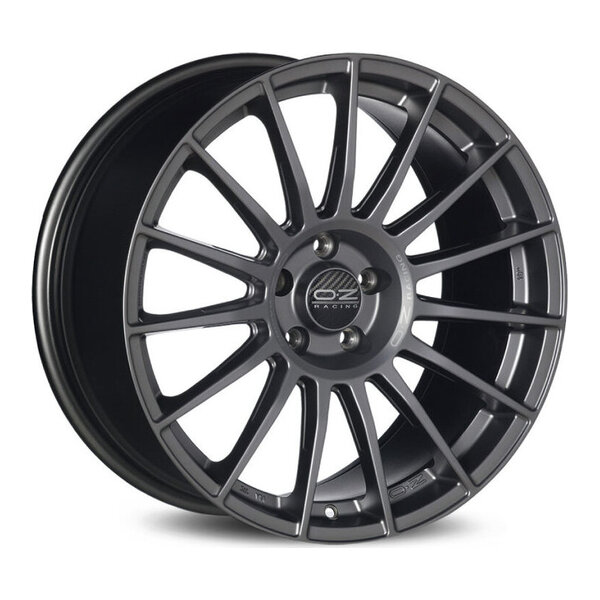 OZ SUPERTURISMO LM MATT GRAPHITE SILVER LETTERING 8.5x19 5x120 ET34.00