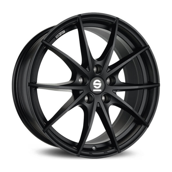 SPARCO TROFEO 5 MATT BLACK 8x18 5x110 ET38.00