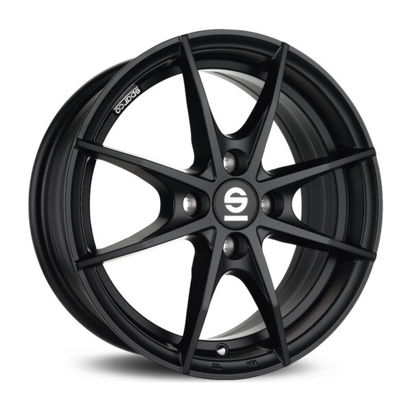 SPARCO TROFEO 4 MATT BLACK 7x17 4x100 ET37.00