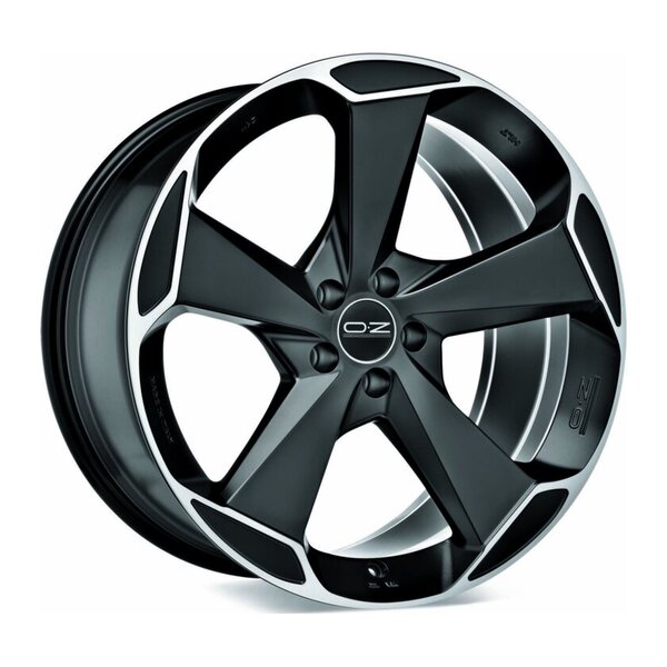 OZ ASPEN HLT MATT BLACK DIAMOND CUT 9x21 5x120 ET30.00