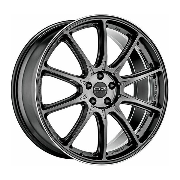 OZ HYPER XT HLT STAR GRAPHITE DIAMOND LIP 9x22 5x108 ET42.00