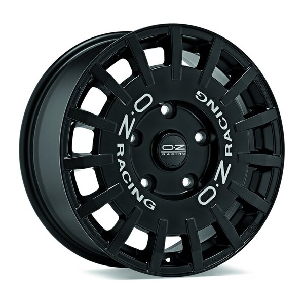 OZ RALLY RACING VAN MATT BLACK SILVER LETTERING 8x18 5x112 ET45.00