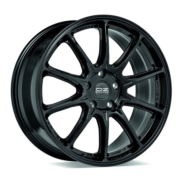 OZ HYPER XT HLT GLOSS BLACK 9.5x22 5x112 ET24.00
