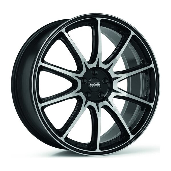 OZ HYPER XT HLT GLOSS BLACK DIAMOND CUT 10x22 5x120 ET40.00