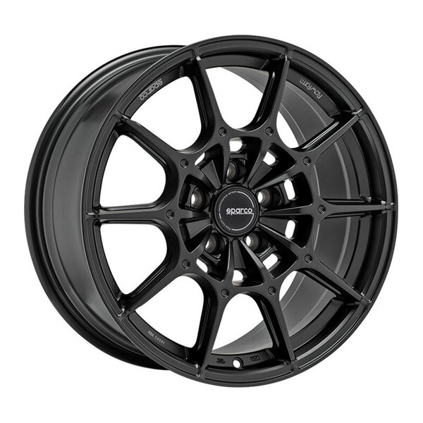 SPARCO FF2 MATT BLACK 7.5x18 5x100 ET45.00