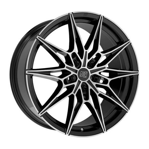 MSW 75 GLOSS BLACK FULL POLISHED 8.5x20 5x120 ET34.00