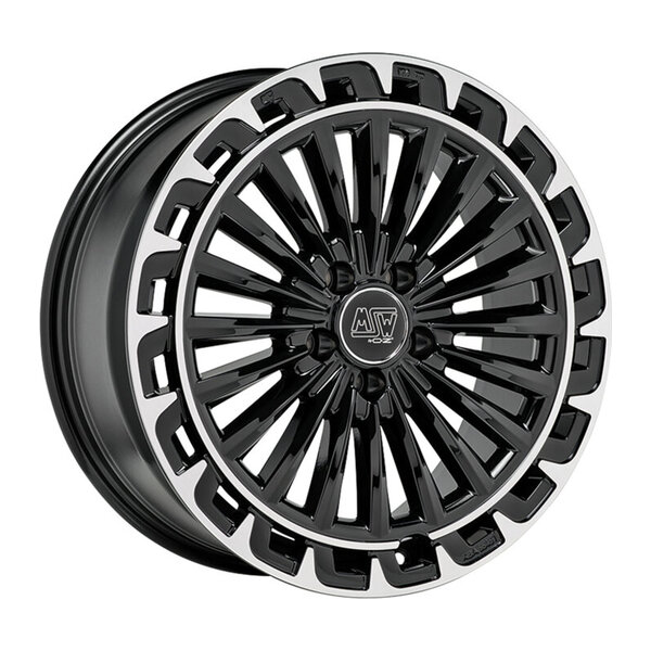 MSW 32 GLOSS BLACK+DIAMOND LIP 8x19 5x112 ET41.00