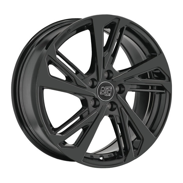 MSW 60 GLOSS BLACK 6.5x16 5x100 ET47.00
