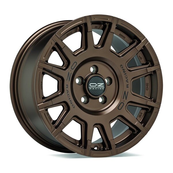 OZ RALLY LEGEND MATT BRONZE + BLACK LETTERING 8x17 5x120 ET35.00