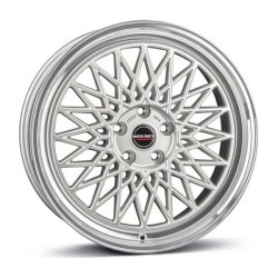 Borbet B silver rim polished 7x17 4x100 ET25