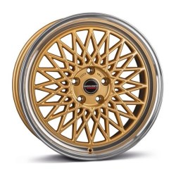 Borbet B gold rim polished 7x17 4x100 ET38