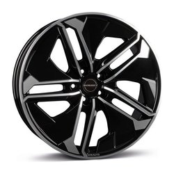 Borbet TX black polished glossy 9x21 5x108 ET38