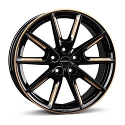 Borbet LX19 black glossy gold spoke rim 8x19 5x112 ET40