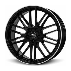 RIAL KiboX diamond-black lip polished 9x20 5x112 ET20
