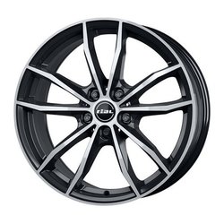 RIAL X12X diamant-schwarz frontpoliert 9x20 5x112 ET33
