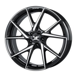 ALUTEC ADX1 diamant-schwarz frontpoliert 7.0x17 4x108 ET18