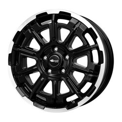 Brock B45 Schwarz Glanz Voll-Poliert (SGVP) 7.5x18 5x108 ET45