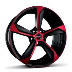 Borbet S black red matt