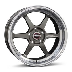 Borbet DB8GT graphite rim polished